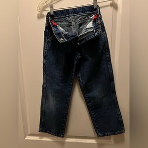 Jeans boys size 8 adjustable waist jeans 100% cotton